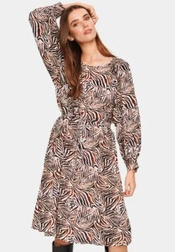 Saint Tropez Tessasz - Jurk - Hot Fudge Zebra Stroke