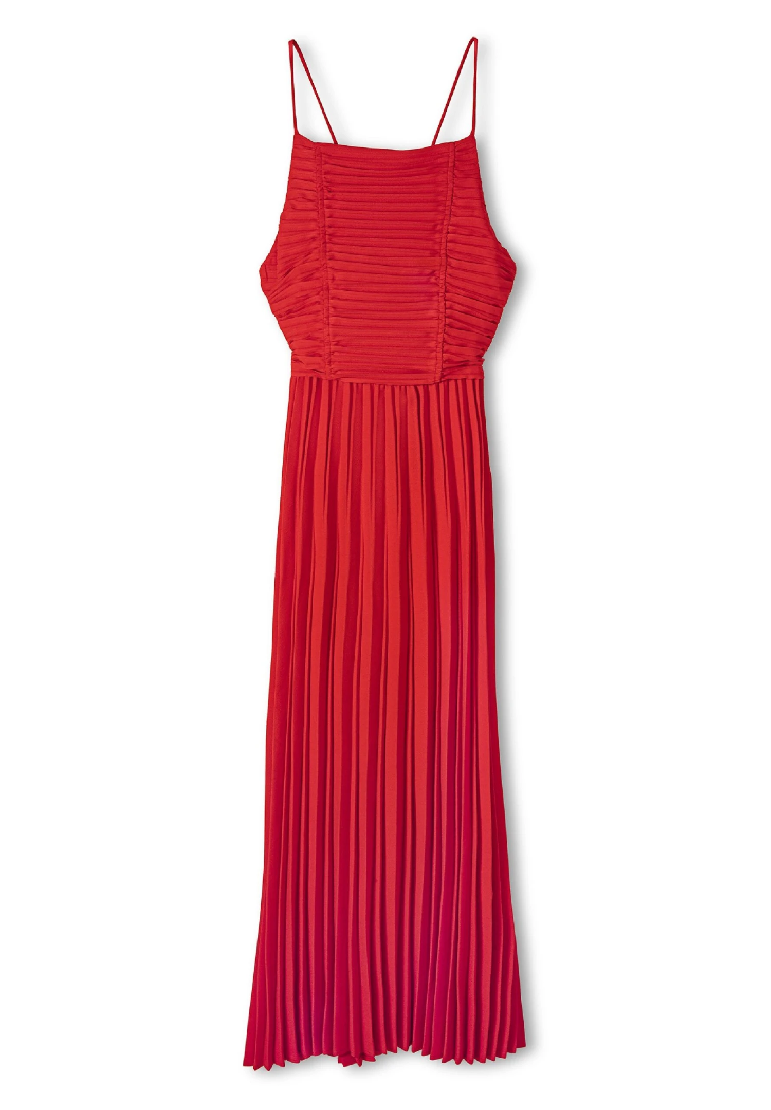 Ipekyol Regular Fit Pleated Strappy - Jurk - Red 6 Ipekyol Regular Fit Pleated Strappy - Jurk - Red - Afbeelding 6