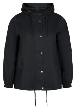 Zizzi With Welt Pockets - Parka - Black -Only Mode Winkel 2852fe45e80a44659b138989e90851b6