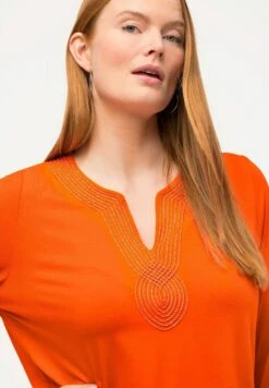 Ulla Popken Longsleeve - Orange Clair -Only Mode Winkel 29272703d4a04fe791c0c3a425f9e42d