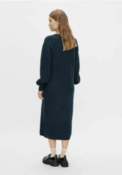 Object Objmalena Dress - Gebreide Jurk - Sky Captain -Only Mode Winkel 297fe39e510b402c85d8984d0eed7fc0