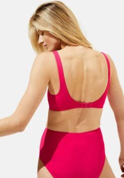 Marks & Spencer Padded Square Neck - Bikinitop - Fuchsia -Only Mode Winkel 2b7248c21c454651b8f9e197b367a8c0