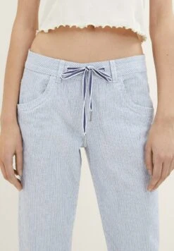 Tom Tailor Tapered - Broek - Blue Stripe Pants -Only Mode Winkel 2cafaee84c744424aa9f6e5bc1b4ddde
