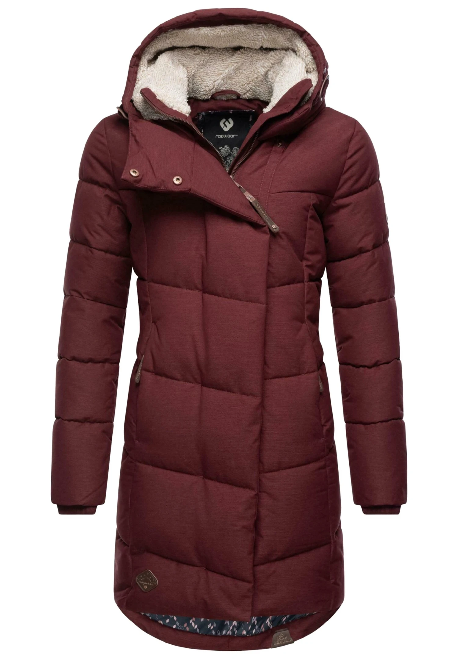 Ragwear Pavla - Winterjas - Wine Red 1 Ragwear Pavla - Winterjas - Wine Red