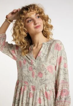 Usha Carnea - Jurk - Weiss Mehrfarbig 8 Usha Carnea - Jurk - Weiss Mehrfarbig -Only Mode Winkel 2cc5165026dd41e4b1f0ab01c8348588