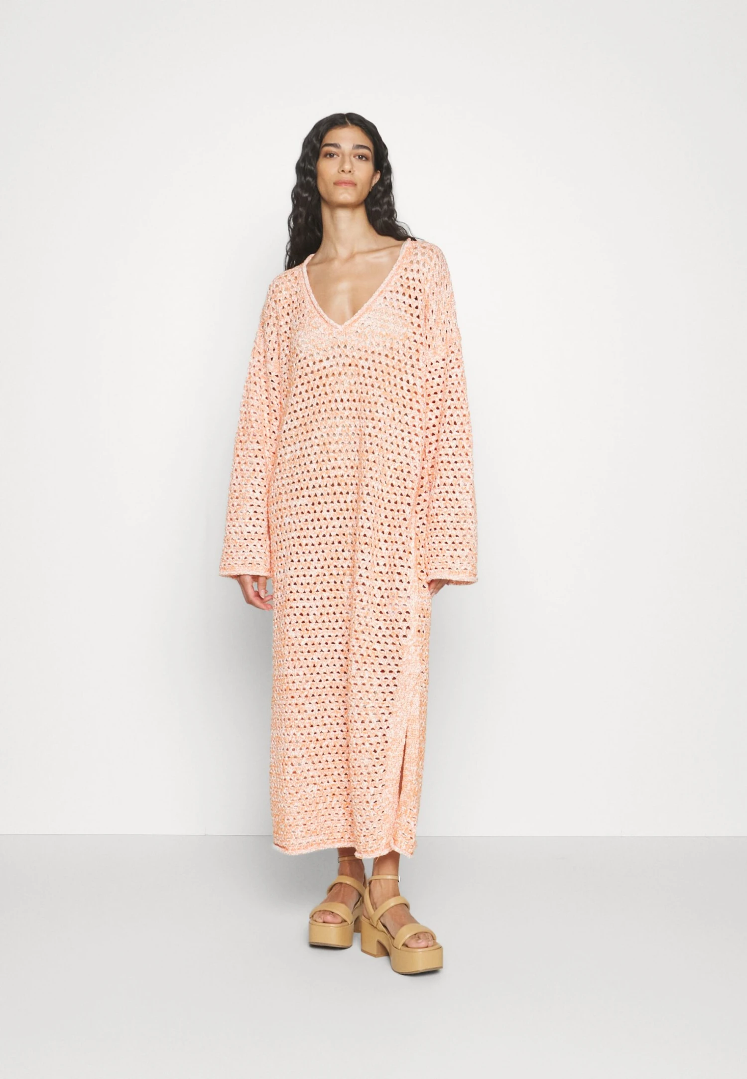 Holzweiler Crochet- Gebreide Jurk - Orange Mix 4 Holzweiler Crochet- Gebreide Jurk - Orange Mix - Afbeelding 4