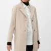 S.Oliver Mit Reverskragen - Mantel - Beige Melange