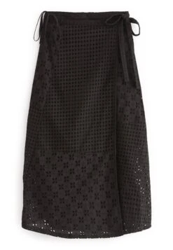 Next Broderie Wrap Standard - A-Lijn Rok - Black -Only Mode Winkel 2dfbb104999c4c28b4e8fbe4c217f5f6