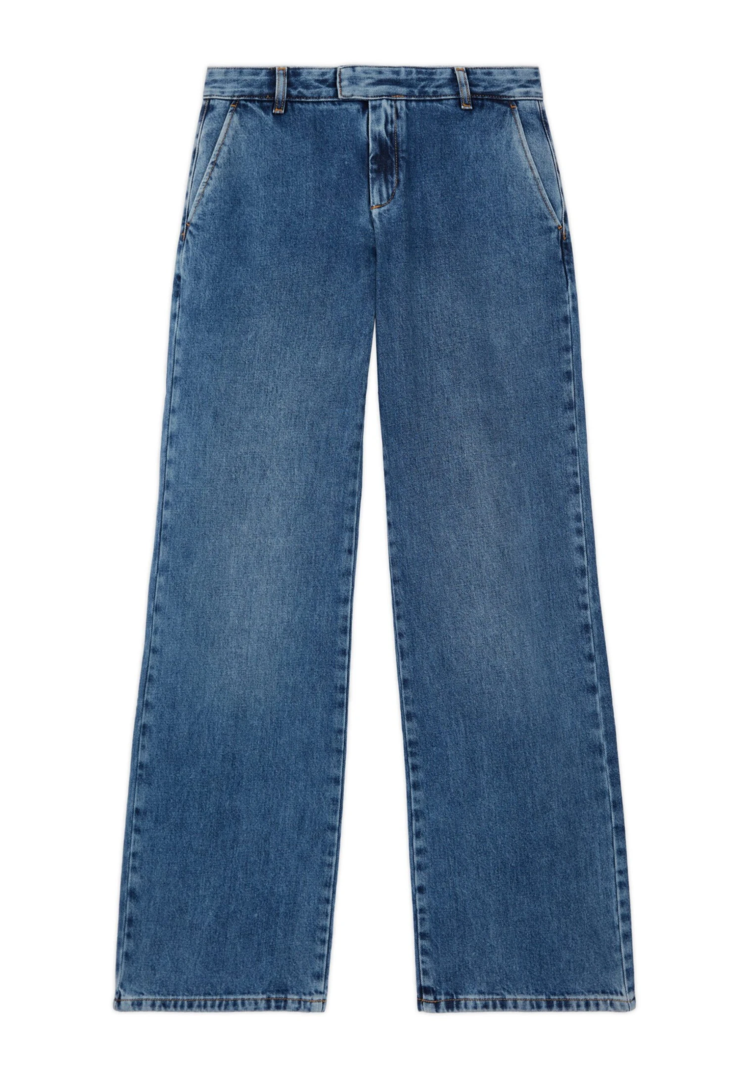 THE KOOPLES Straight Leg Jeans - Blue Denim 5 THE KOOPLES Straight Leg Jeans - Blue Denim - Afbeelding 5