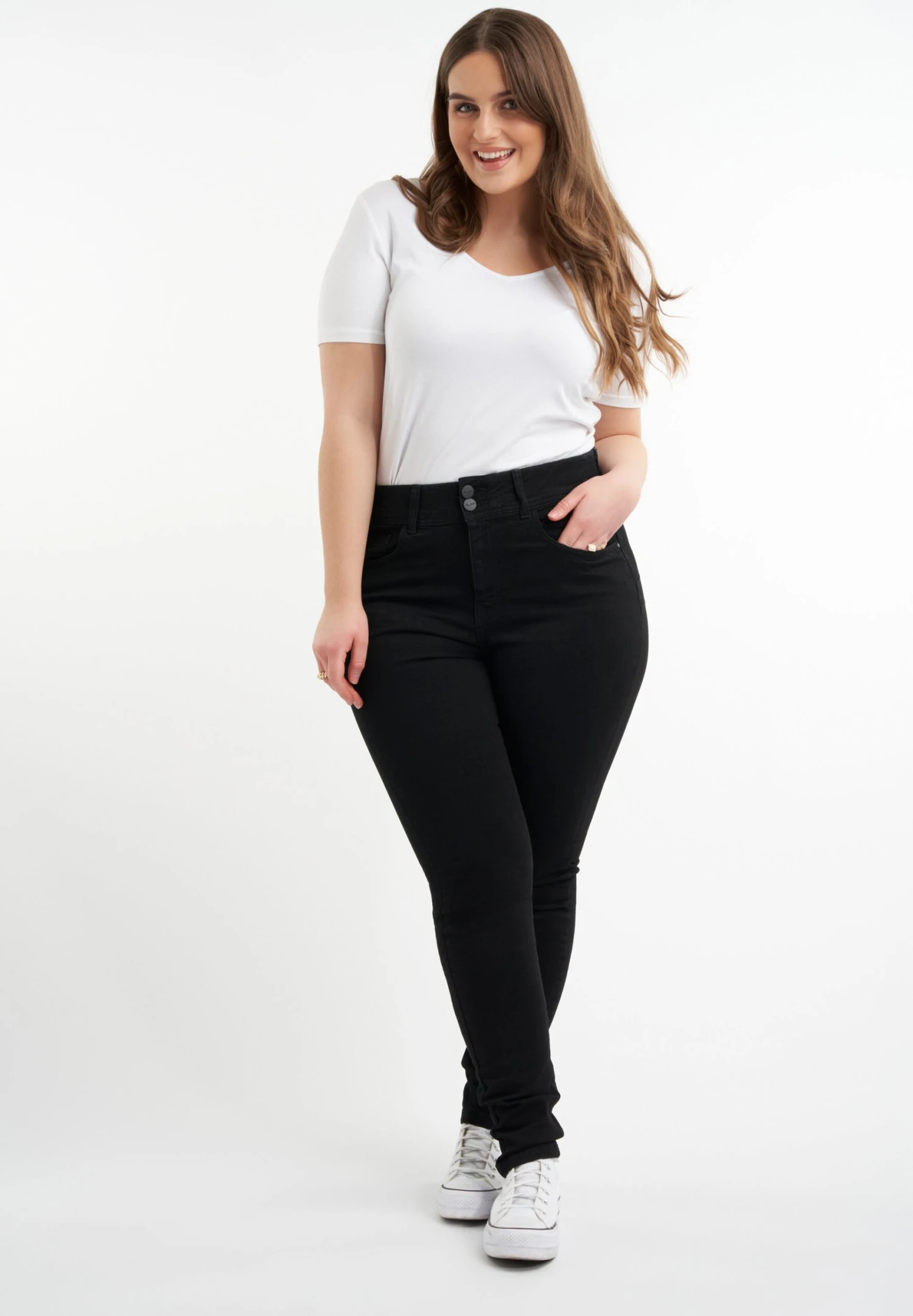 Sculpts - Slim Fit Jeans - Black 2 Sculpts - Slim Fit Jeans - Black - Afbeelding 2