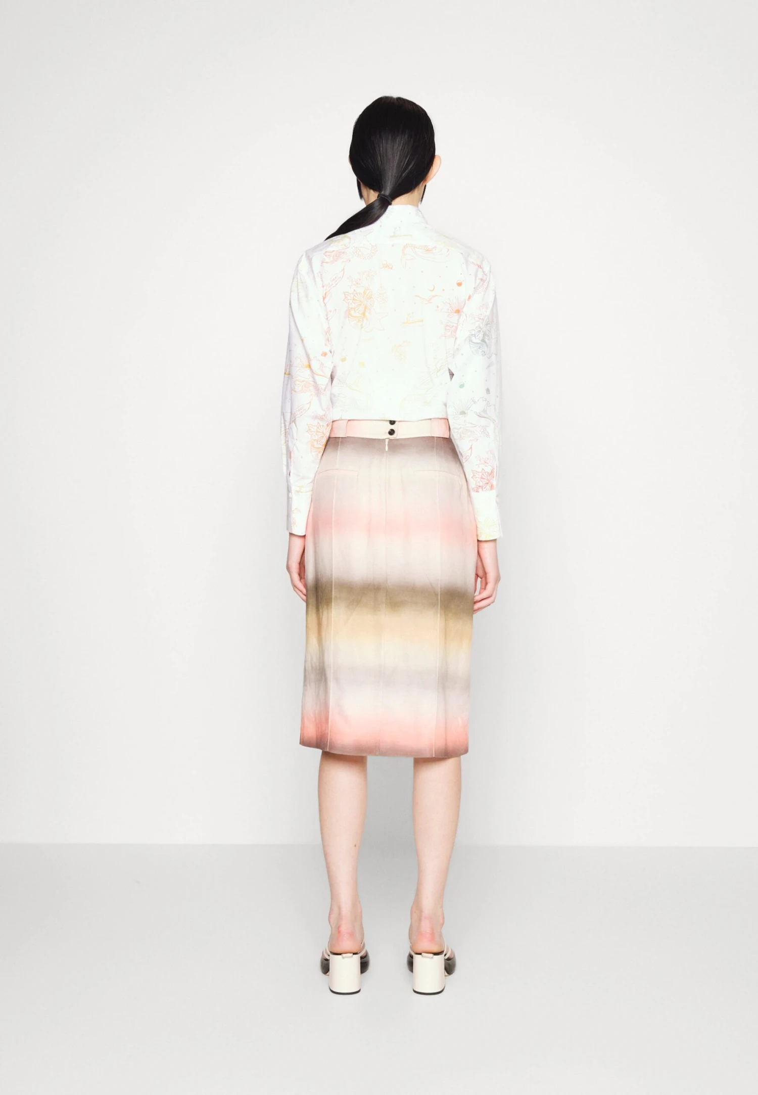 PAUL SMITH Womens Skirt - Kokerrok - Browns 3 PAUL SMITH Womens Skirt - Kokerrok - Browns - Afbeelding 3