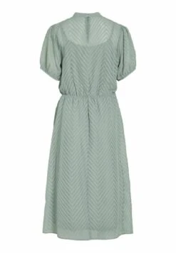 Vila Kurzärmeliges - Jurk - Green Milieu -Only Mode Winkel 2eee1940756844f58bf445a8e630d1ed