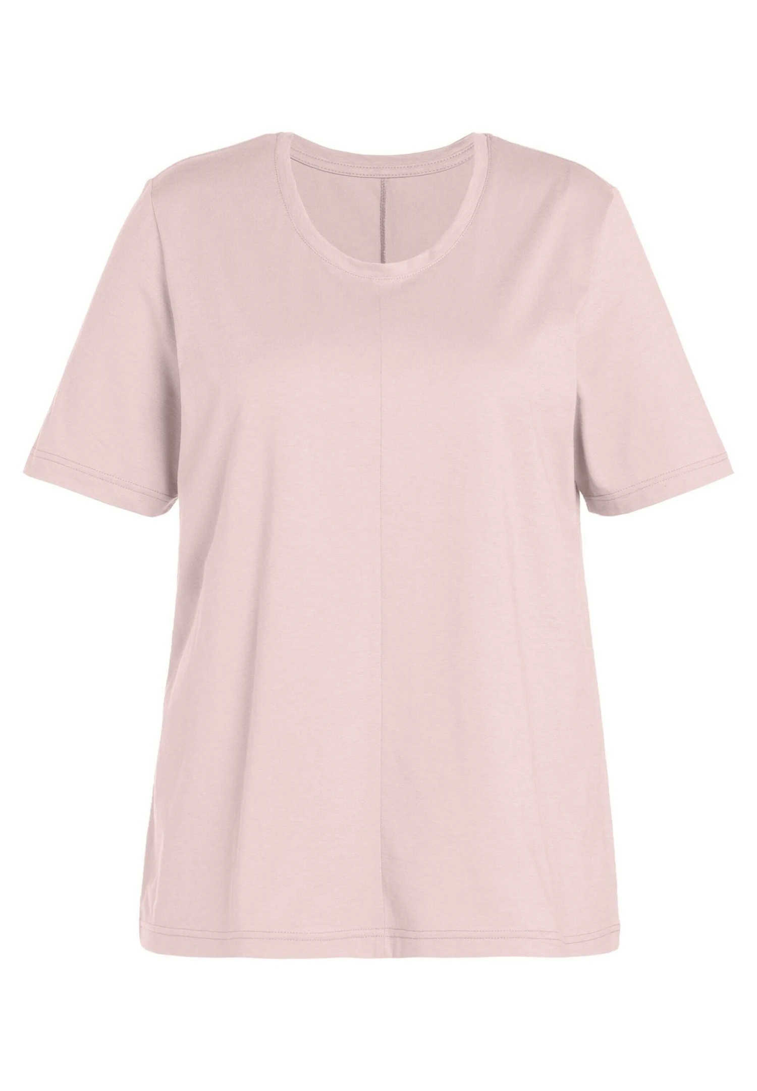 Ulla Popken T-Shirt Basic - Vieux Rose Clair 1 Ulla Popken T-Shirt Basic - Vieux Rose Clair