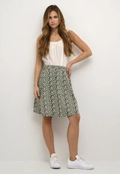 Kaffe Kagerda - A-Lijn Rok - Grape Leaf Antique Graphic -Only Mode Winkel 2f4aa08634644ad4896fc138c589a601