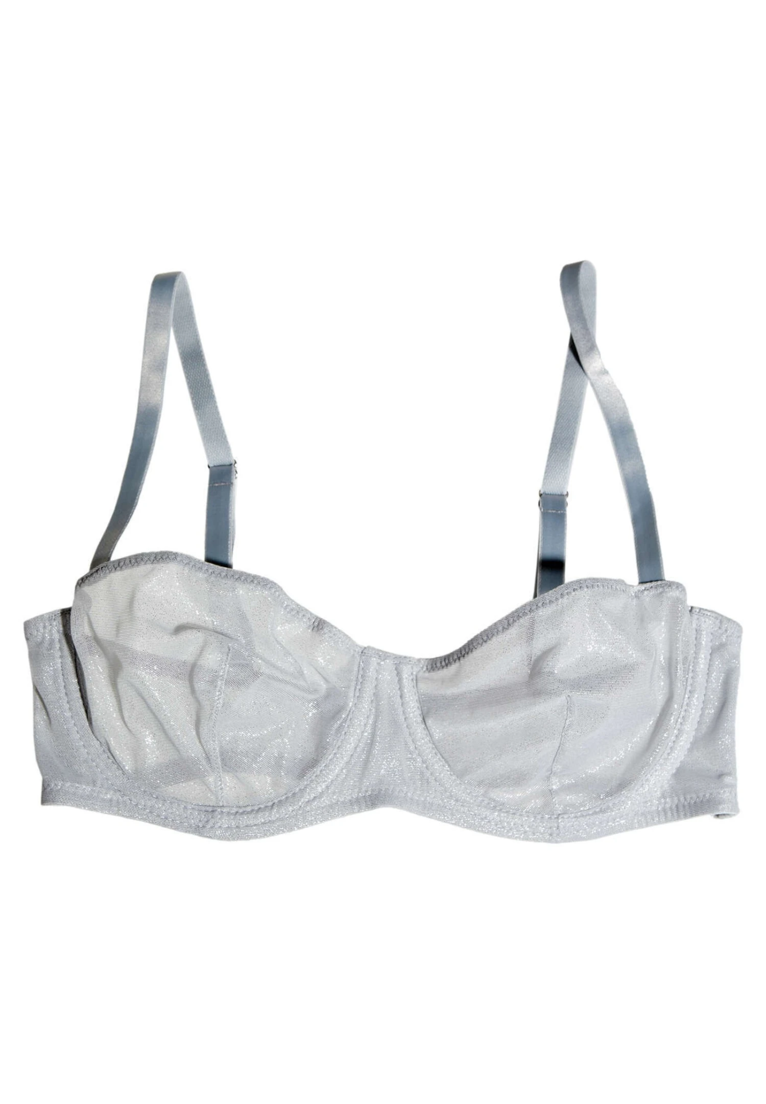 Oysho Non-Padded Underwired In Shiny - Voorgevormde Bh - Grey 7 Oysho Non-Padded Underwired In Shiny - Voorgevormde Bh - Grey - Afbeelding 7