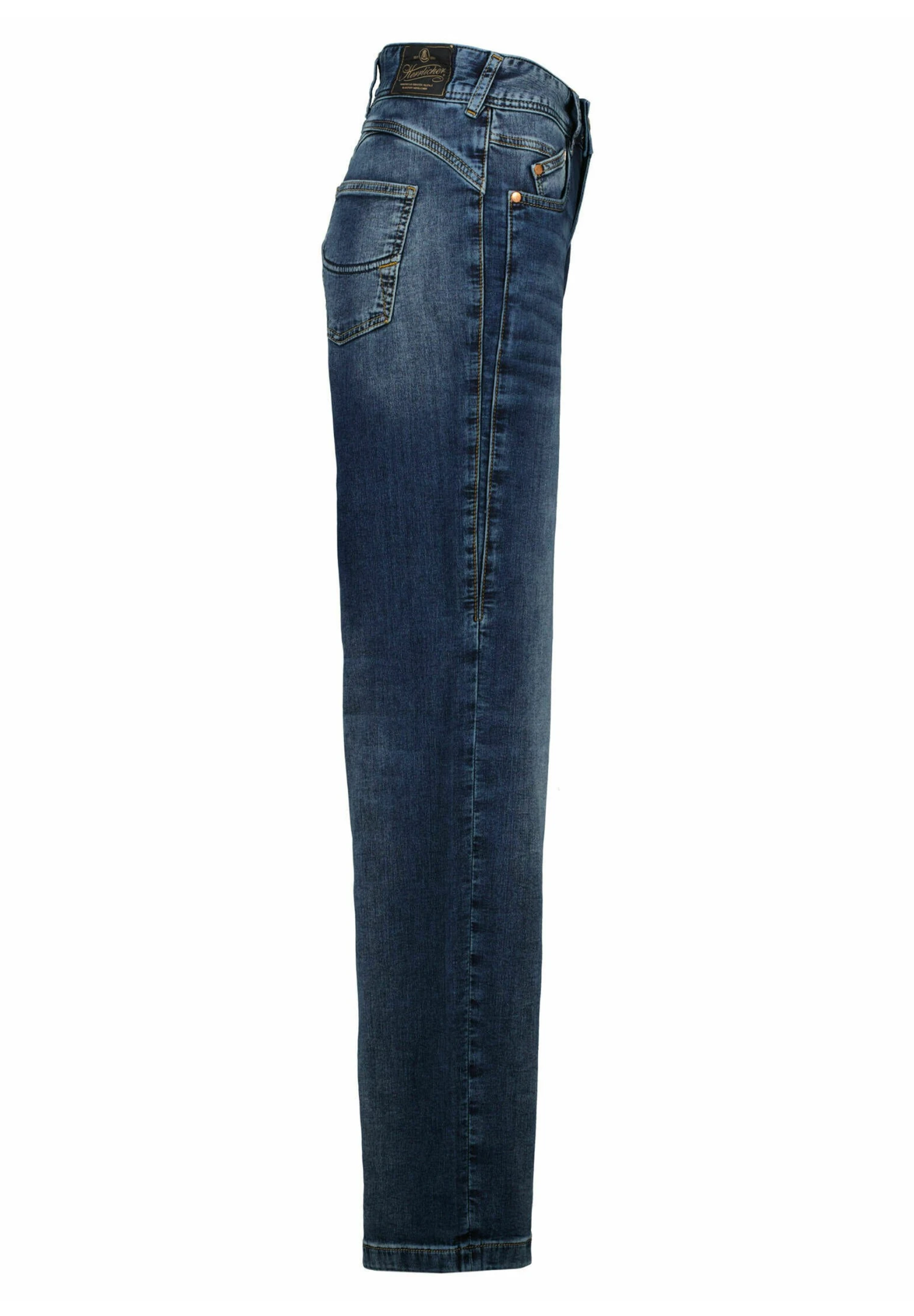 Herrlicher Gila Sailor Long Jogg Relaxed Fit - Flared Jeans - Darkblue 3 Herrlicher Gila Sailor Long Jogg Relaxed Fit - Flared Jeans - Darkblue - Afbeelding 3