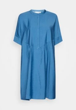 Selected Femme Slfmona Viola Oversize Short Dress- Blousejurk - Roayl Blue
