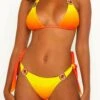 Club Tropicana Tie Side Brazilian - Bikinibroekje - Tequila Sunrise