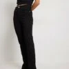 NA-KD Mit Schlitz - Bootcut Jeans - Black