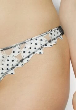 Fleur Du Mal Embroidery Thong - String - Ivory Dot -Only Mode Winkel 31997bc1f20643f88c5f1d39634634a0