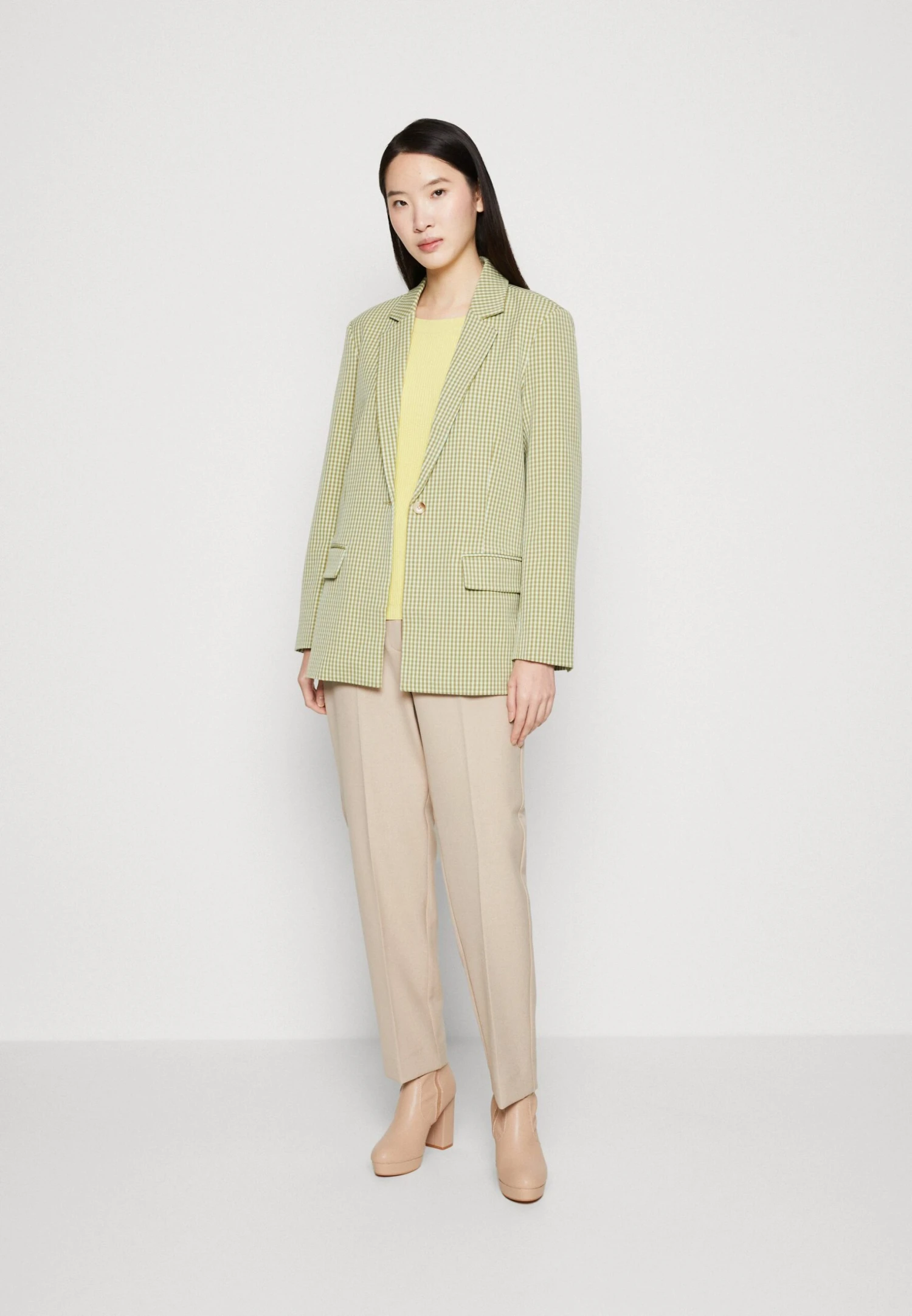 MOSS COPENHAGEN Jerica Jaida - Halflange Jas - Blue 2 MOSS COPENHAGEN Jerica Jaida - Halflange Jas - Blue - Afbeelding 2