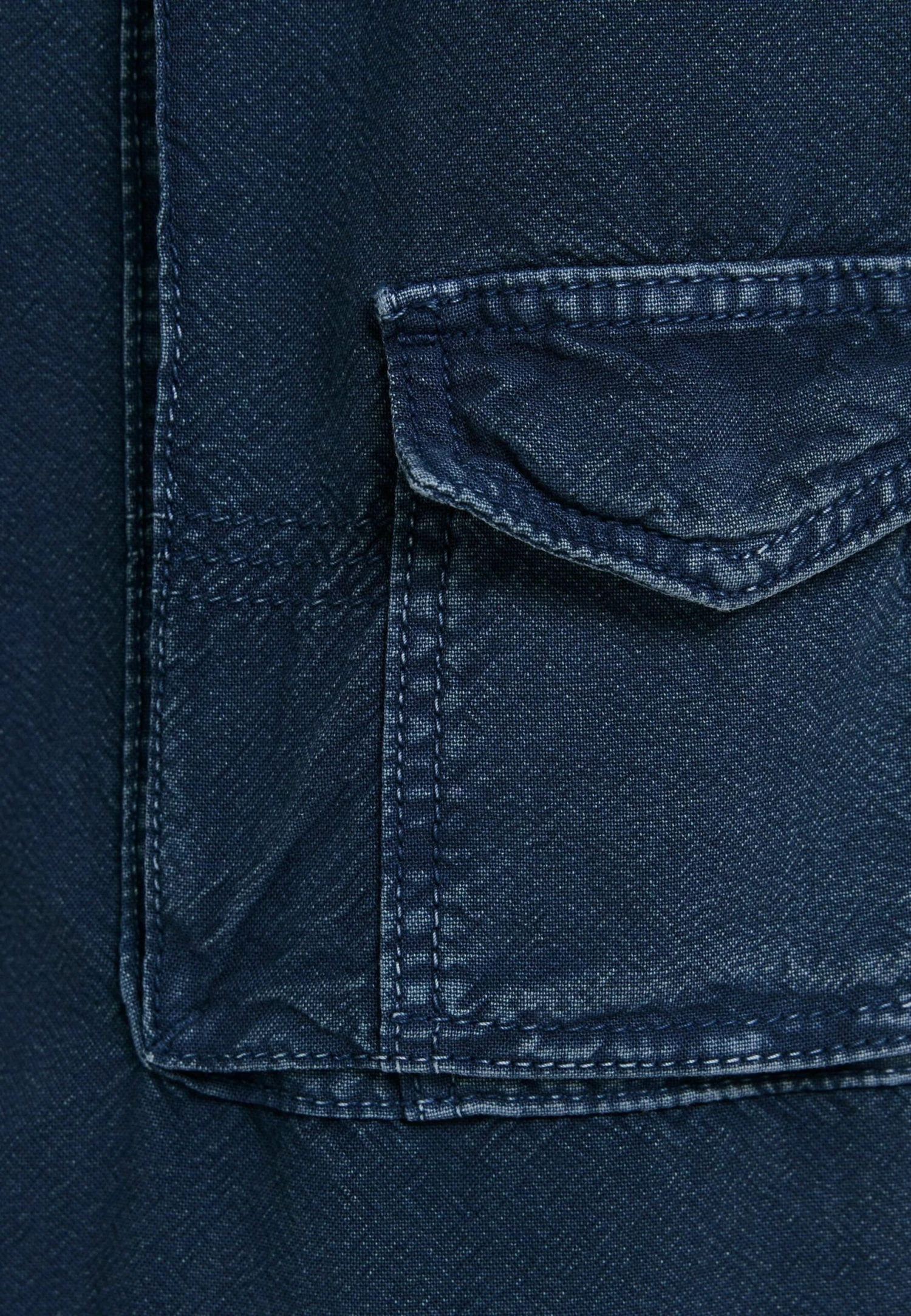 BERSHKA Rustic- Broek - Dark Blue 6 BERSHKA Rustic- Broek - Dark Blue - Afbeelding 6