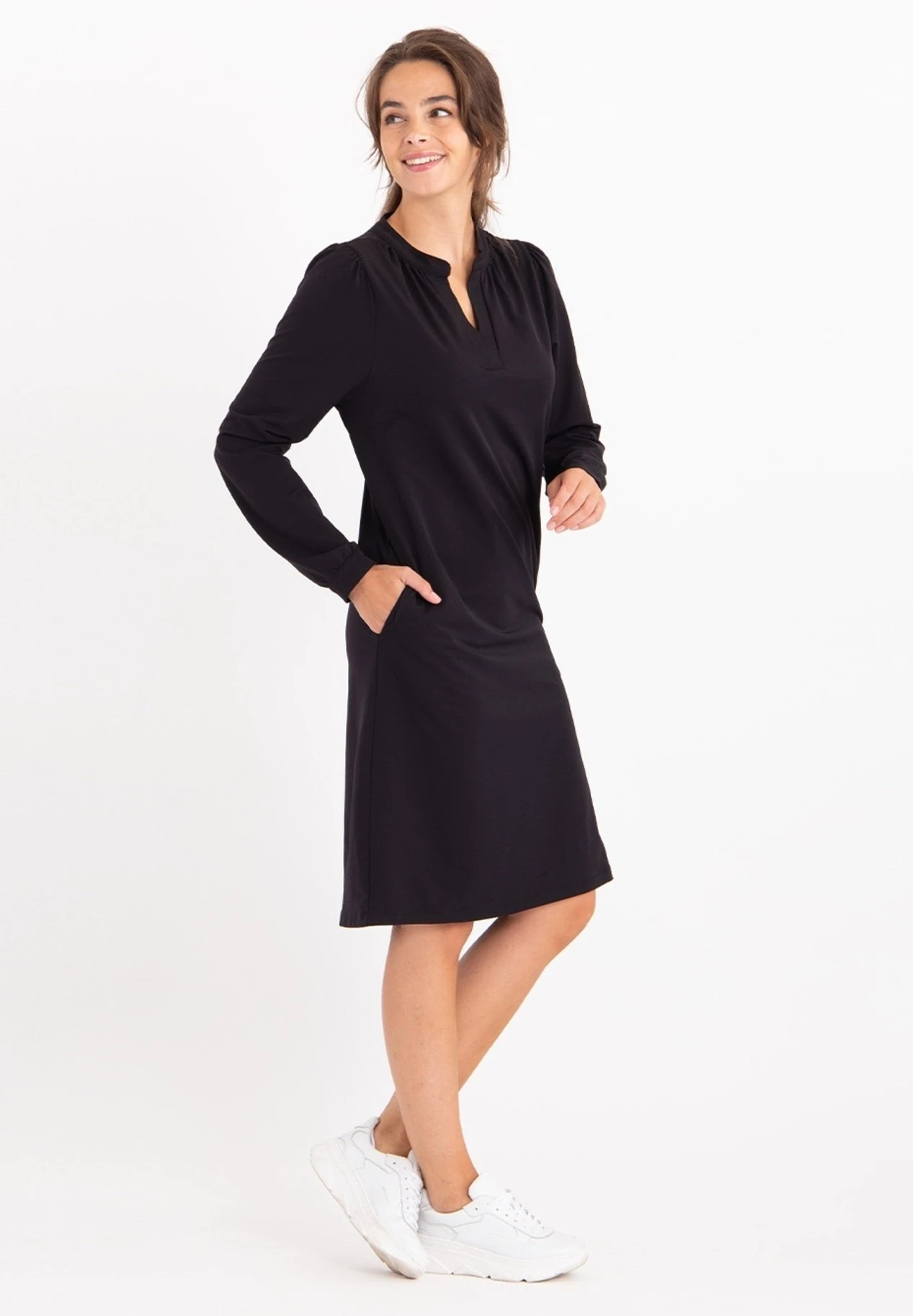 La Travel Chérie - Jerseyjurk - Zwart 5 La Travel Chérie - Jerseyjurk - Zwart - Afbeelding 5