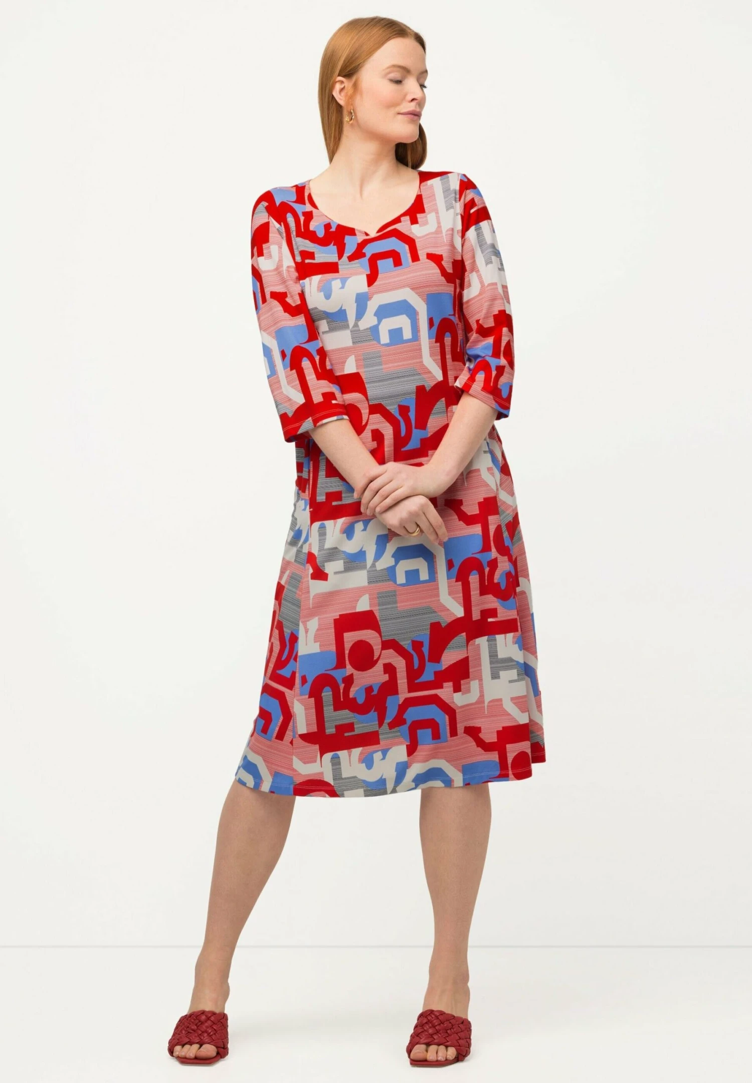 Ulla Popken Jurk - Bleu Nuit 1 Ulla Popken Jurk - Bleu Nuit