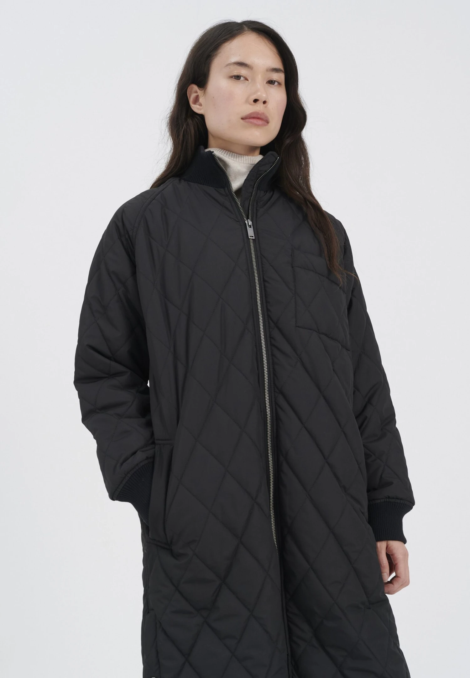 InWear Ektraiw - Mantel - Black 3 InWear Ektraiw - Mantel - Black - Afbeelding 3