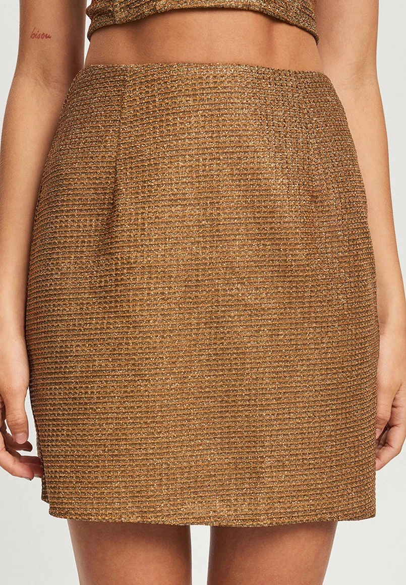 Lexi - Minirok - Gold 1 Lexi - Minirok - Gold