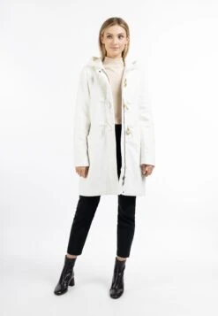 Dreimaster Trenchcoat - Wollweiss -Only Mode Winkel 35aa8268dae7464a8c0e161482de3a9d