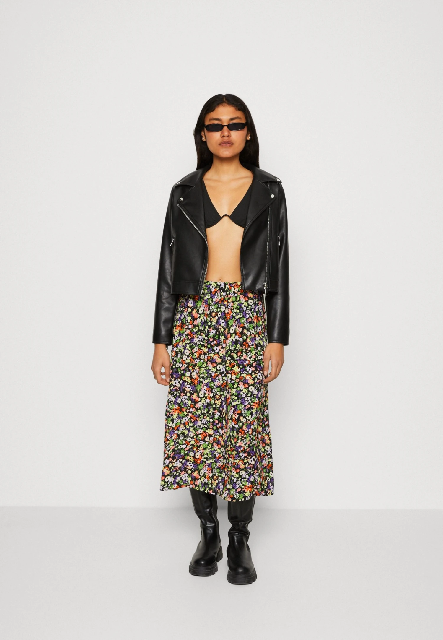 B.young Ibane Skirt - A-Lijn Rok - Purple/Corallites Mix 2 B.young Ibane Skirt - A-Lijn Rok - Purple/Corallites Mix - Afbeelding 2