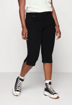 Vero Moda Curve Vmruna Seven Knickers - Jeansshort - Black