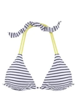 VENICE BEACH Bikinitop - Schwarz-Weiß-Limette -Only Mode Winkel 3725af6d07c04b849435e8487835280b