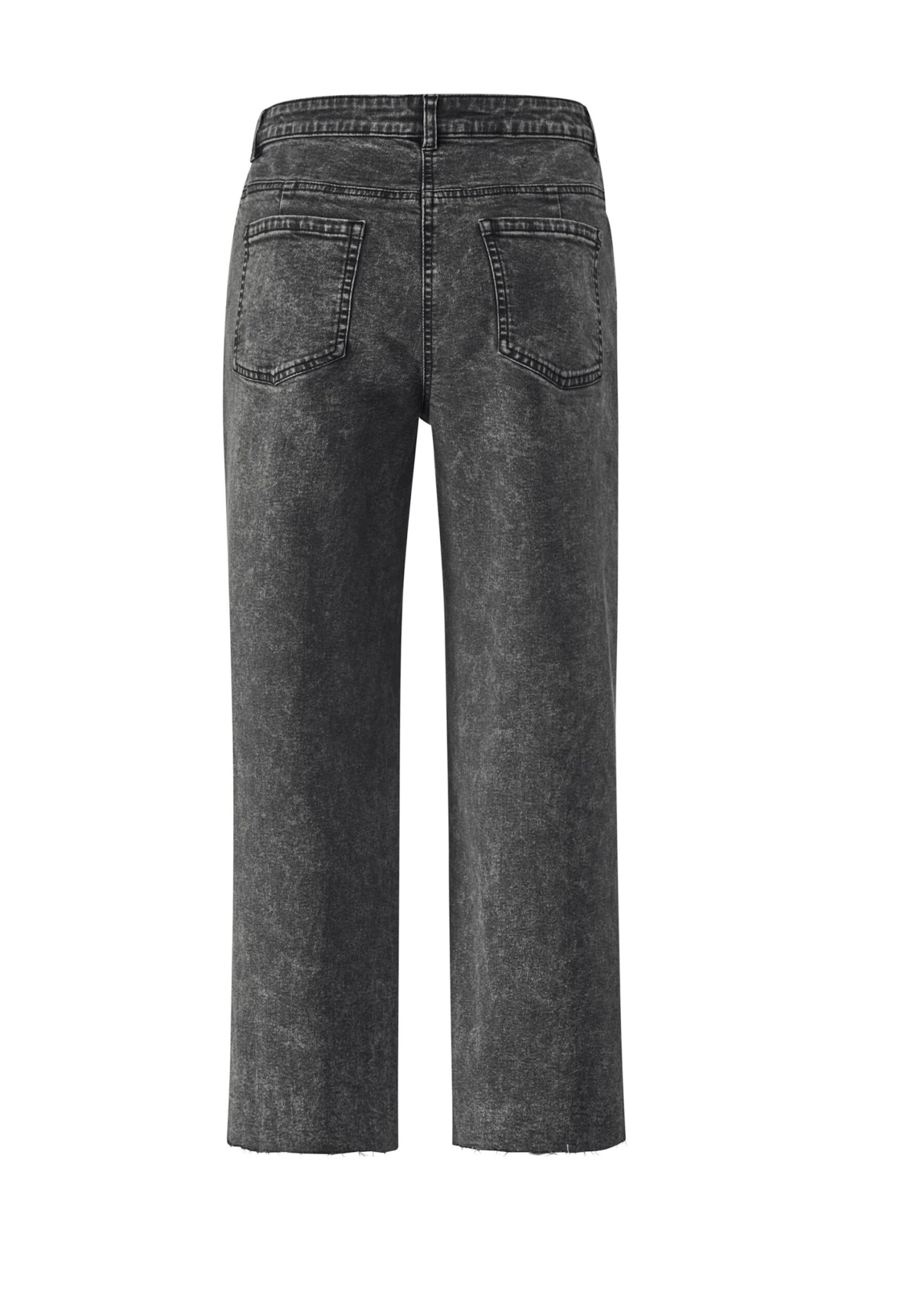 Culotte - Straight Leg Jeans - Schwarz 8 Culotte - Straight Leg Jeans - Schwarz - Afbeelding 8