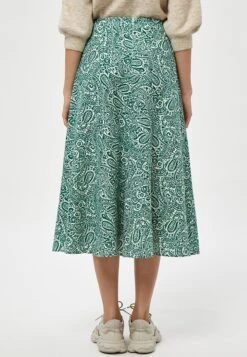 Peppercorn Fayda- A-Lijn Rok - Cadmium Green Pr -Only Mode Winkel 381fe305ddba46f7b46e8c55b3ac16ad