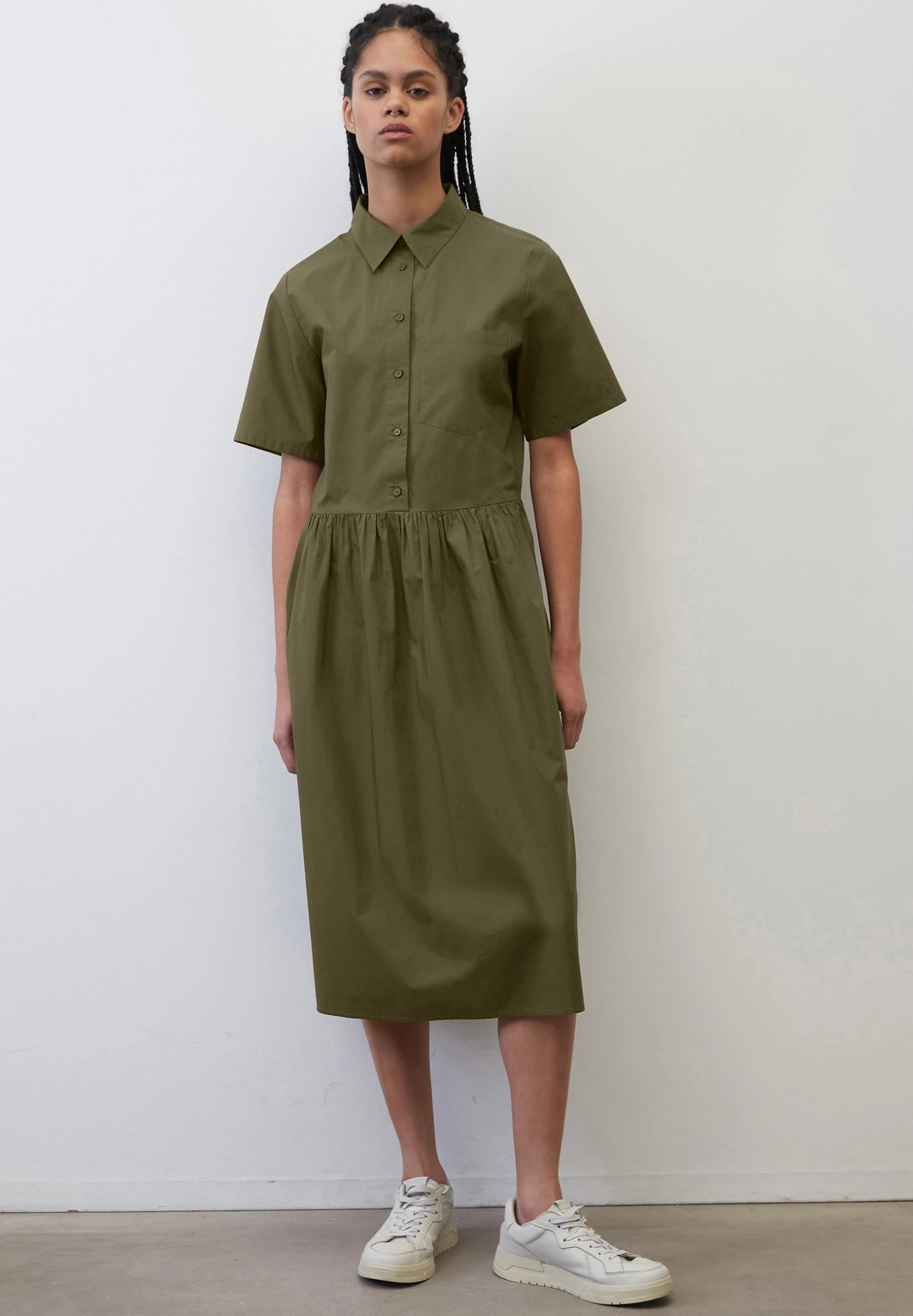 Marc O'Polo DENIM Regular Aus Soft Gewebter Baum - Blousejurk - Dakota Shadow 5 Marc O'Polo DENIM Regular Aus Soft Gewebter Baum - Blousejurk - Dakota Shadow - Afbeelding 5