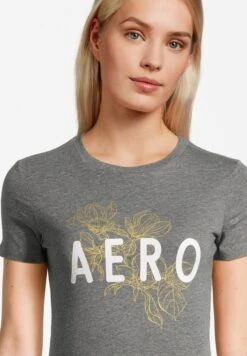 Aeropostale May - T-Shirt Print - Graumeliert/Weiß/Gelb 6 Aeropostale May - T-Shirt Print - Graumeliert/Weiß/Gelb -Only Mode Winkel 3854460625f04662ad4de76f04402350