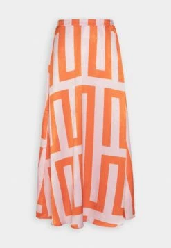 Vila Viline Midi Skirt - Maxirok - Orange/Misty Rose -Only Mode Winkel 385c317aca18496caf269dbd6b6f52e2