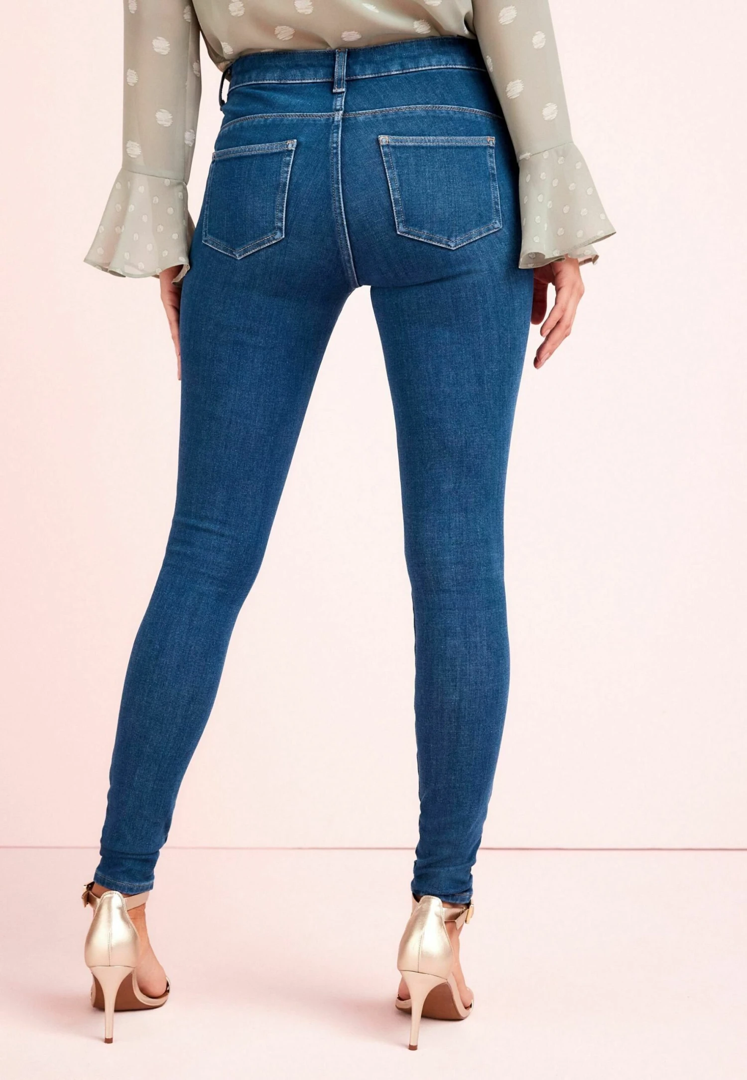 Next 360 Stretch - Jeans Skinny Fit - Mid Blue 2 Next 360 Stretch - Jeans Skinny Fit - Mid Blue - Afbeelding 2