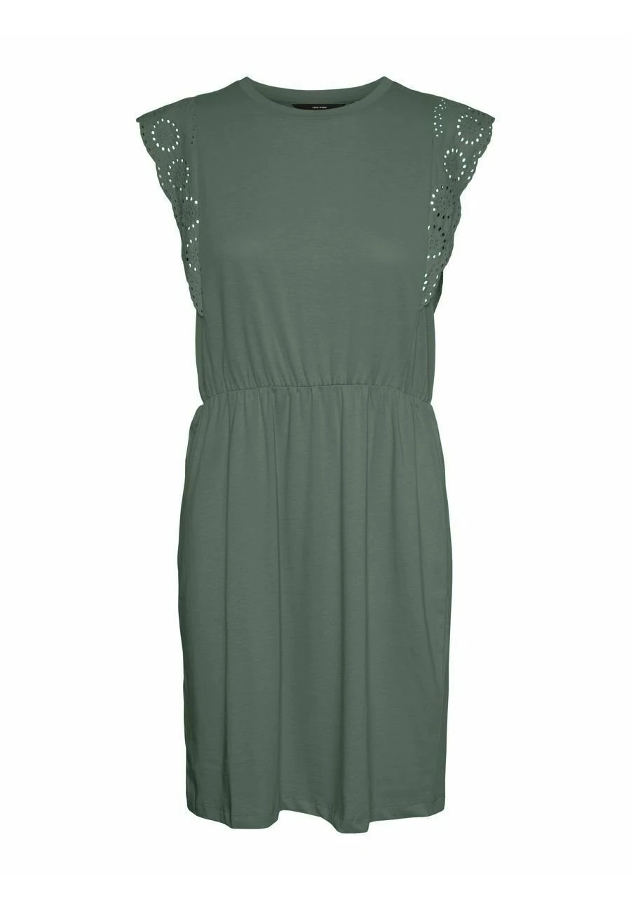 Vero Moda Hollyn Sl - Jurk - Laurel Wreath 1 Vero Moda Hollyn Sl - Jurk - Laurel Wreath