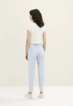 Tom Tailor Tapered - Broek - Blue Stripe Pants -Only Mode Winkel 390deb9d022c4226af0785aaeec68153