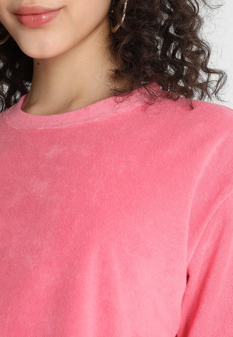 URBAN CLASSICS Ladies Short Towel Tee - T-Shirt Print - Pinkgrapefruit 5 URBAN CLASSICS Ladies Short Towel Tee - T-Shirt Print - Pinkgrapefruit - Afbeelding 5