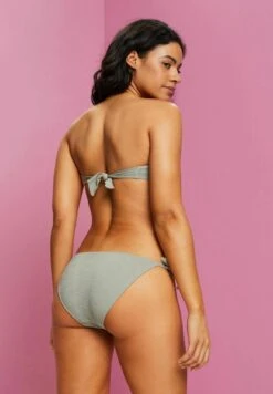 ESPRIT Recycelt Mit Seitlichen Bindebändern - Bikinibroekje - Khaki Green -Only Mode Winkel 395459de7f694b75a60b913be24acadf