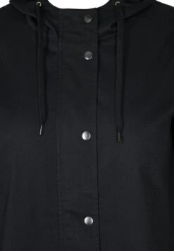 Zizzi With Welt Pockets - Parka - Black -Only Mode Winkel 398d92d1853142baa261ee493a19b3d7