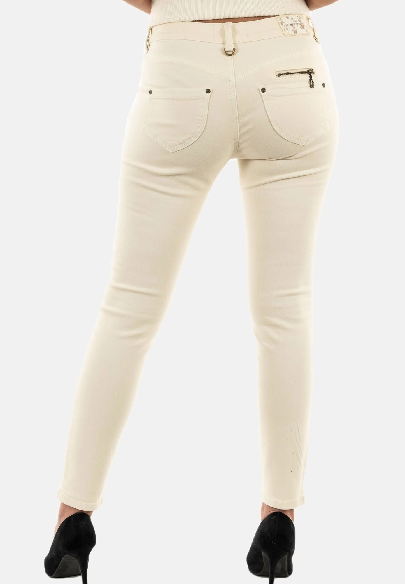 Freeman T. Porter Jeans Skinny Fit - Beige 2 Freeman T. Porter Jeans Skinny Fit - Beige - Afbeelding 2