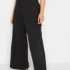 Cargo Pocket Wide Leg - Broek - Black