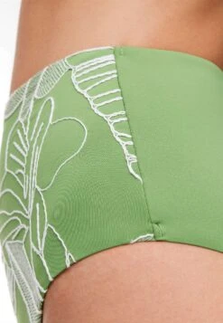 Oysho Embroidered High-Coverage - Bikinibroekje - Green -Only Mode Winkel 3a72e893345a4e949e6b5b8407f2484c