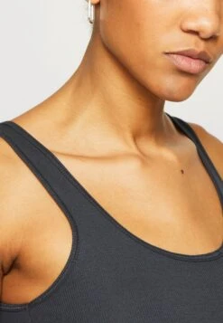 WEEKDAY Open Neck Dress - Jerseyjurk - Grey Dark -Only Mode Winkel 3af73eb983cc4513ba0d139977b3d64d