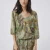 Ikks Print - Jurk - Green